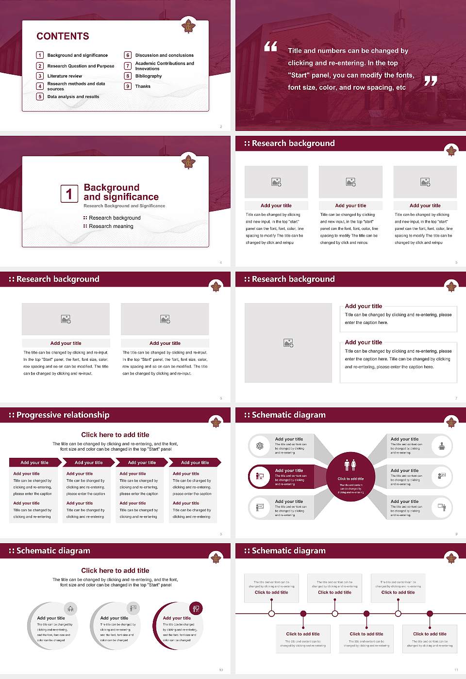 Toyo Eiwa University Graduation Thesis Defense PPT Template16:9 ratio PPT effect preview image2