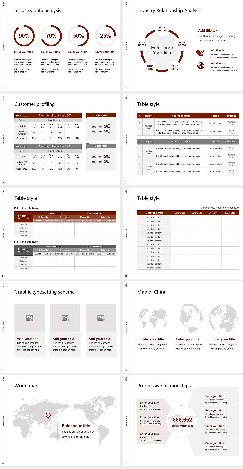 Utsunomiya University Competition/Entrepreneurship Contest PPT Template4:3 ratio PPT effect preview image5