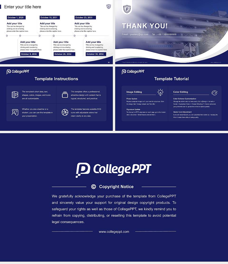 Tokyo Professional University of Health Sciences Lecture Sharing and Networking Event PPT Template16:9 ratio PPT effect preview image4