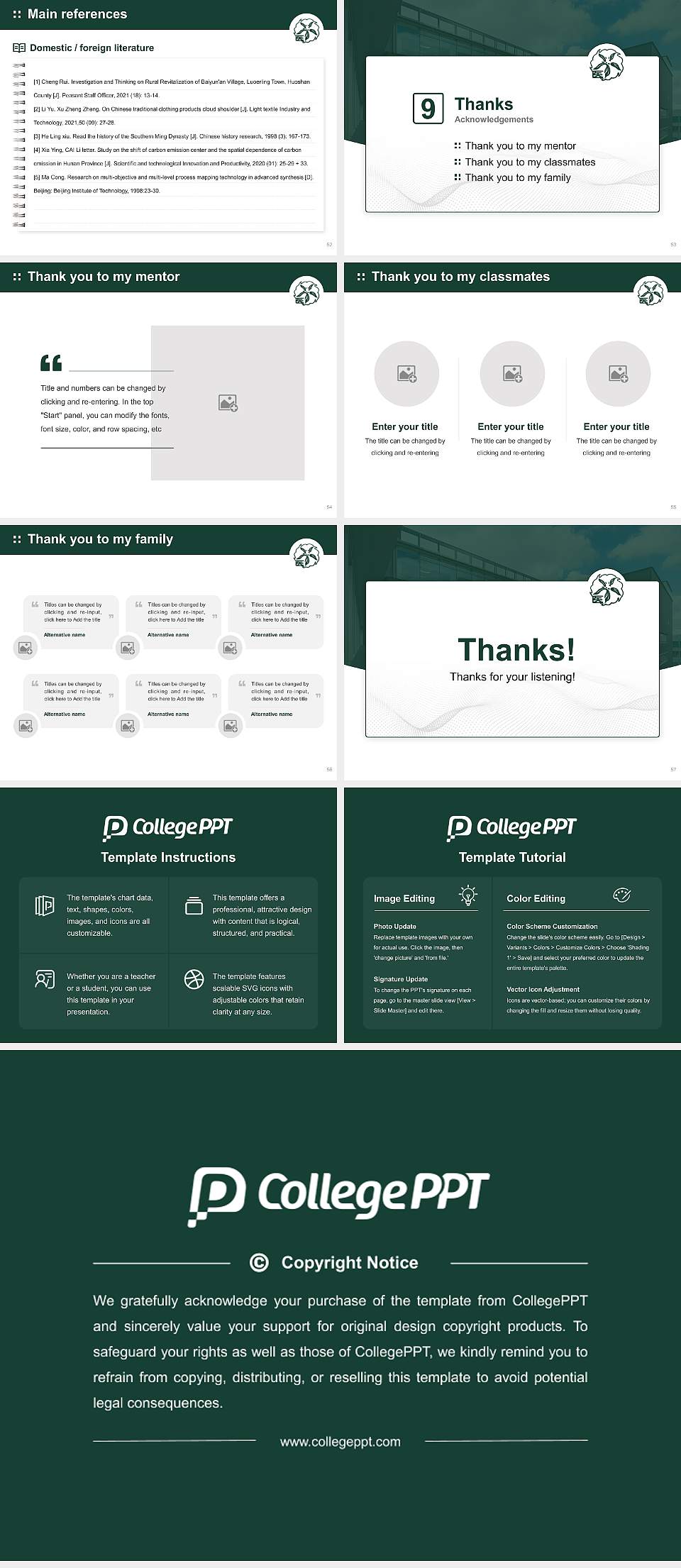 Wakayama Medical University Graduation Thesis Defense PPT Template4:3 ratio PPT effect preview image7