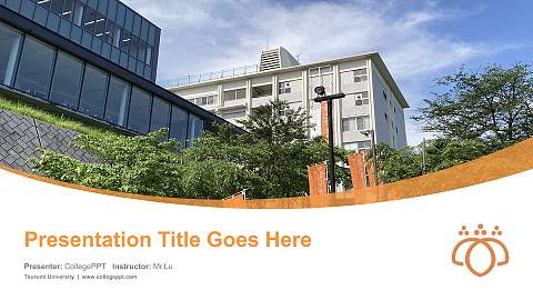 Tsurumi University Course/Courseware Creation PPT Template