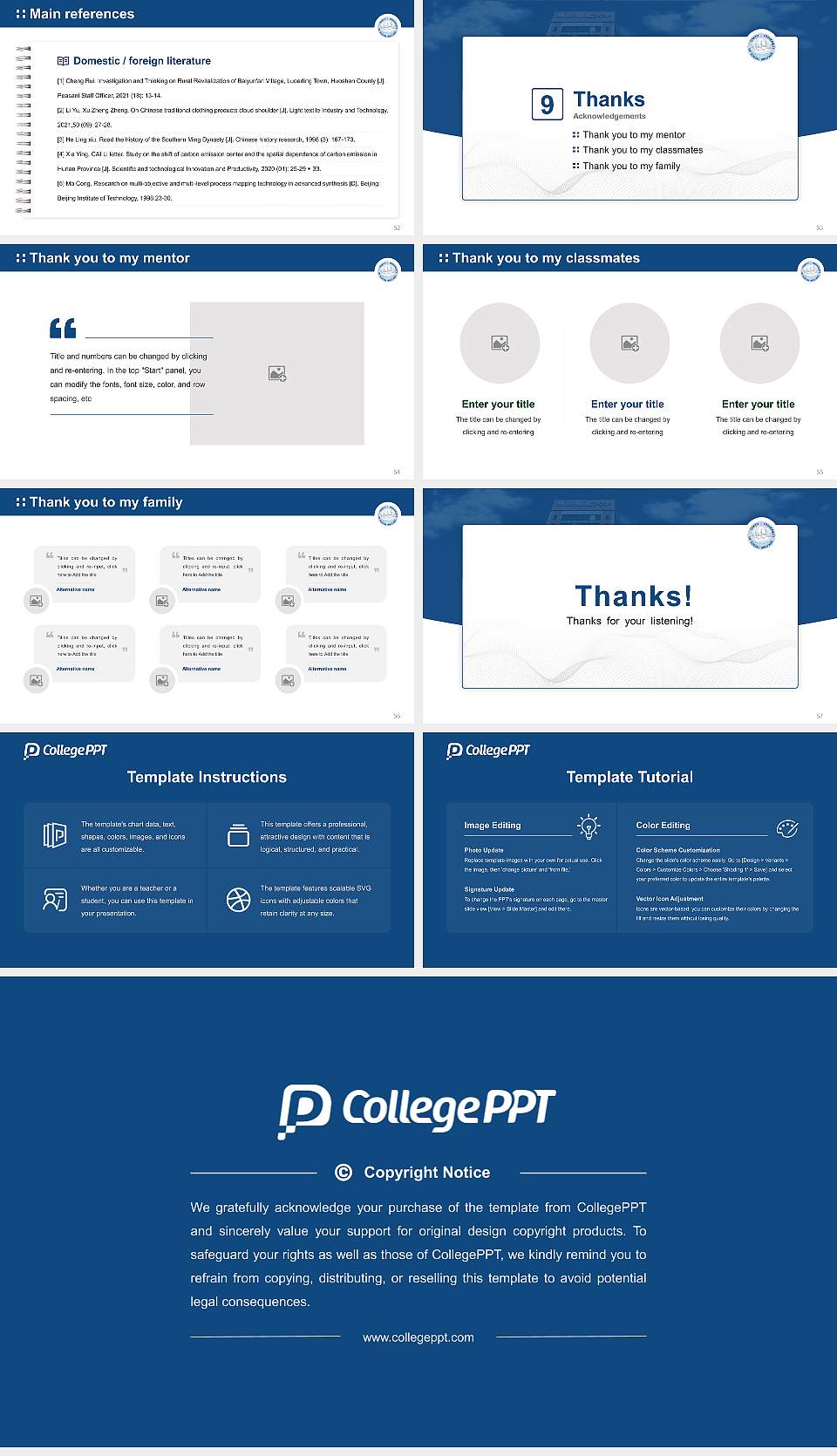 Tokyo University of Social Welfare（Oji campus） Graduation Thesis Defense PPT Template16:9 ratio PPT effect preview image7