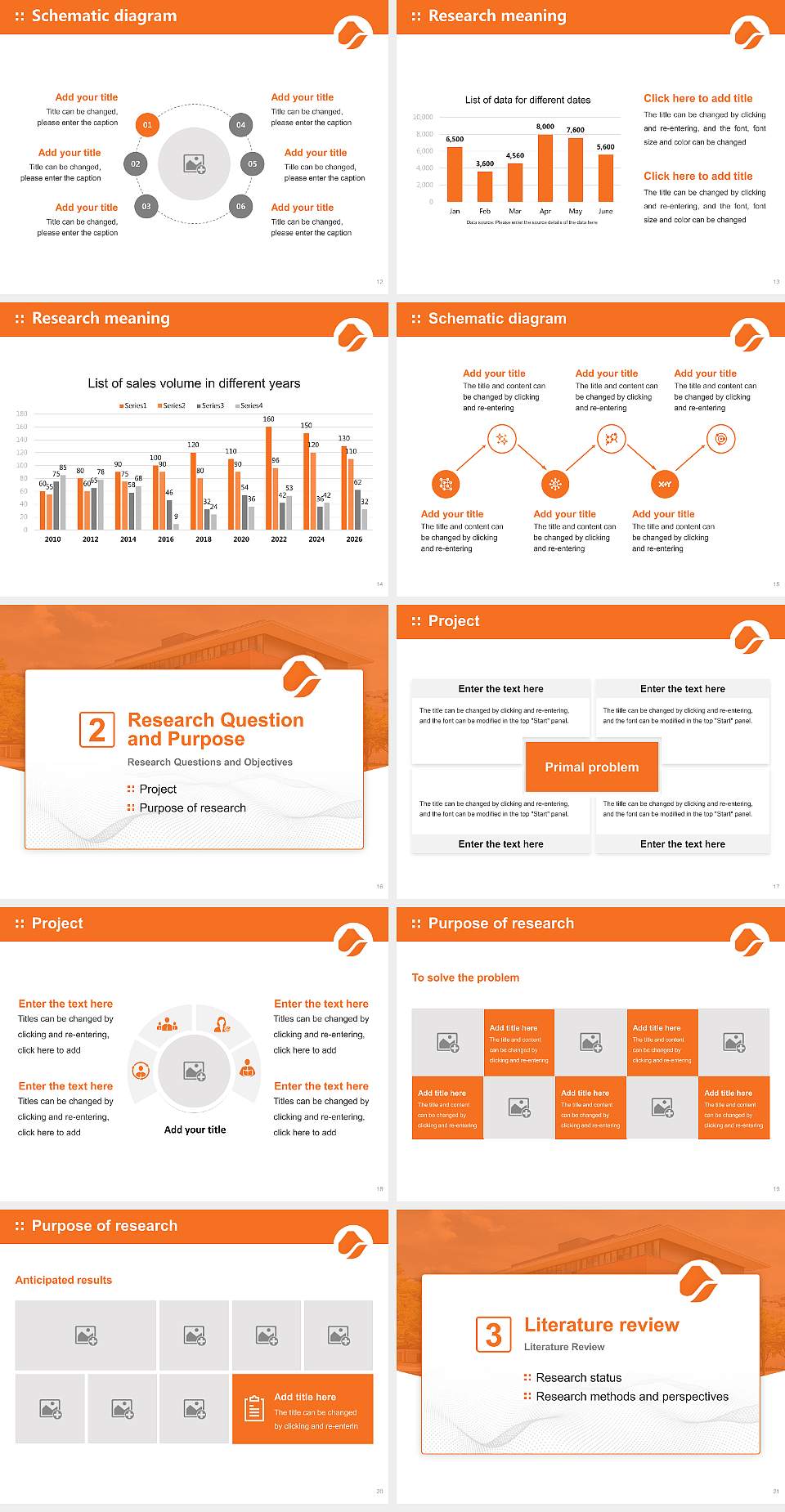 University of Shizuoka Graduation Thesis Defense PPT Template4:3 ratio PPT effect preview image3
