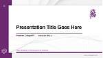 Tokyo University of Pharmacy and Life Sciences Thesis Proposal/Graduation Defense PPT Template