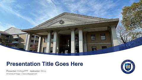 University of Hyogo Course/Courseware Creation PPT Template
