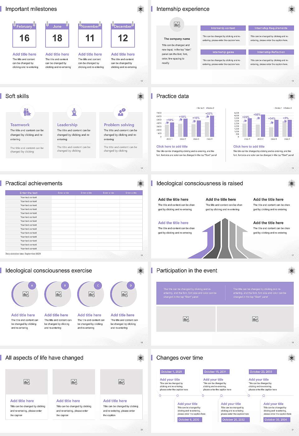 Tokyo Women’s College of Physical Education National Scholarship Defense PPT Template16:9 ratio PPT effect preview image3