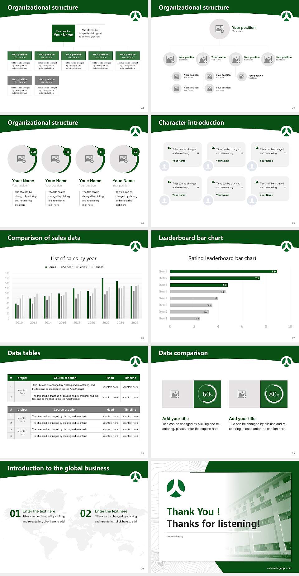 Urawa University Academic Presentation/Research Findings Report PPT Template4:3 ratio PPT effect preview image4