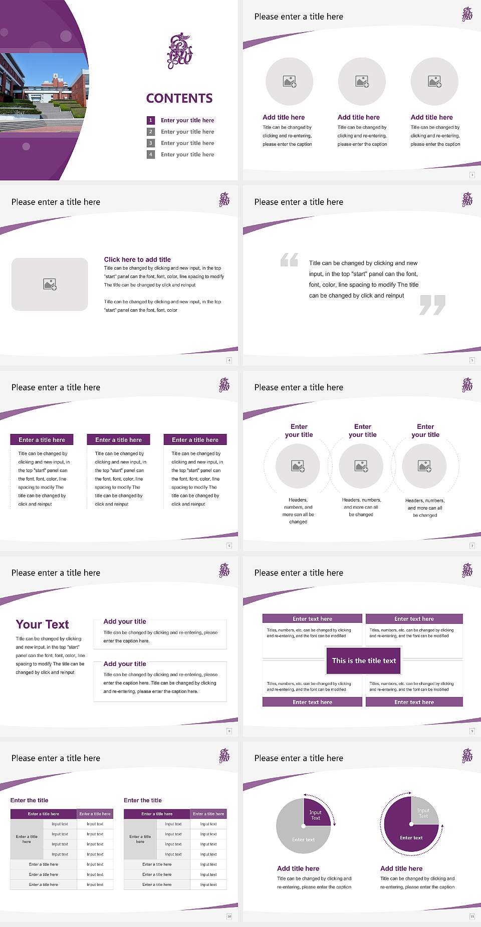 Tokyo University of Pharmacy and Life Sciences Course/Courseware Creation PPT Template4:3 ratio PPT effect preview image2