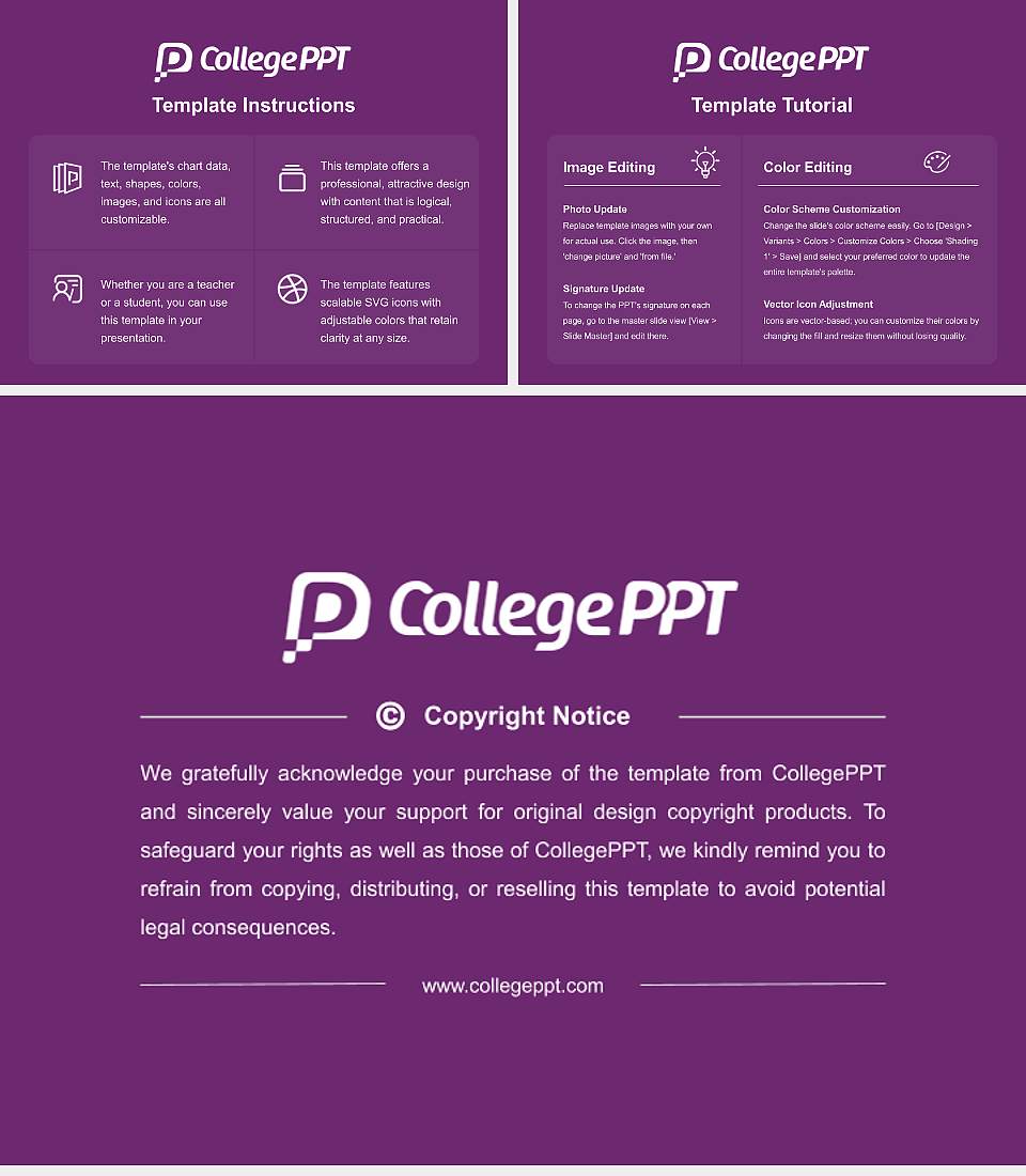 Tokyo University of Pharmacy and Life Sciences Course/Courseware Creation PPT Template4:3 ratio PPT effect preview image5