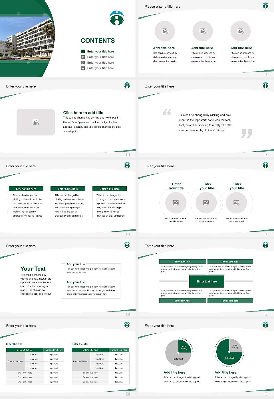 University of Miyazaki Course/Courseware Creation PPT Template16:9 ratio PPT effect preview image2