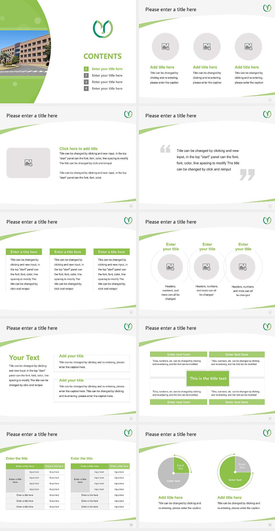 Yamaguchi University Course/Courseware Creation PPT Template4:3 ratio PPT effect preview image2