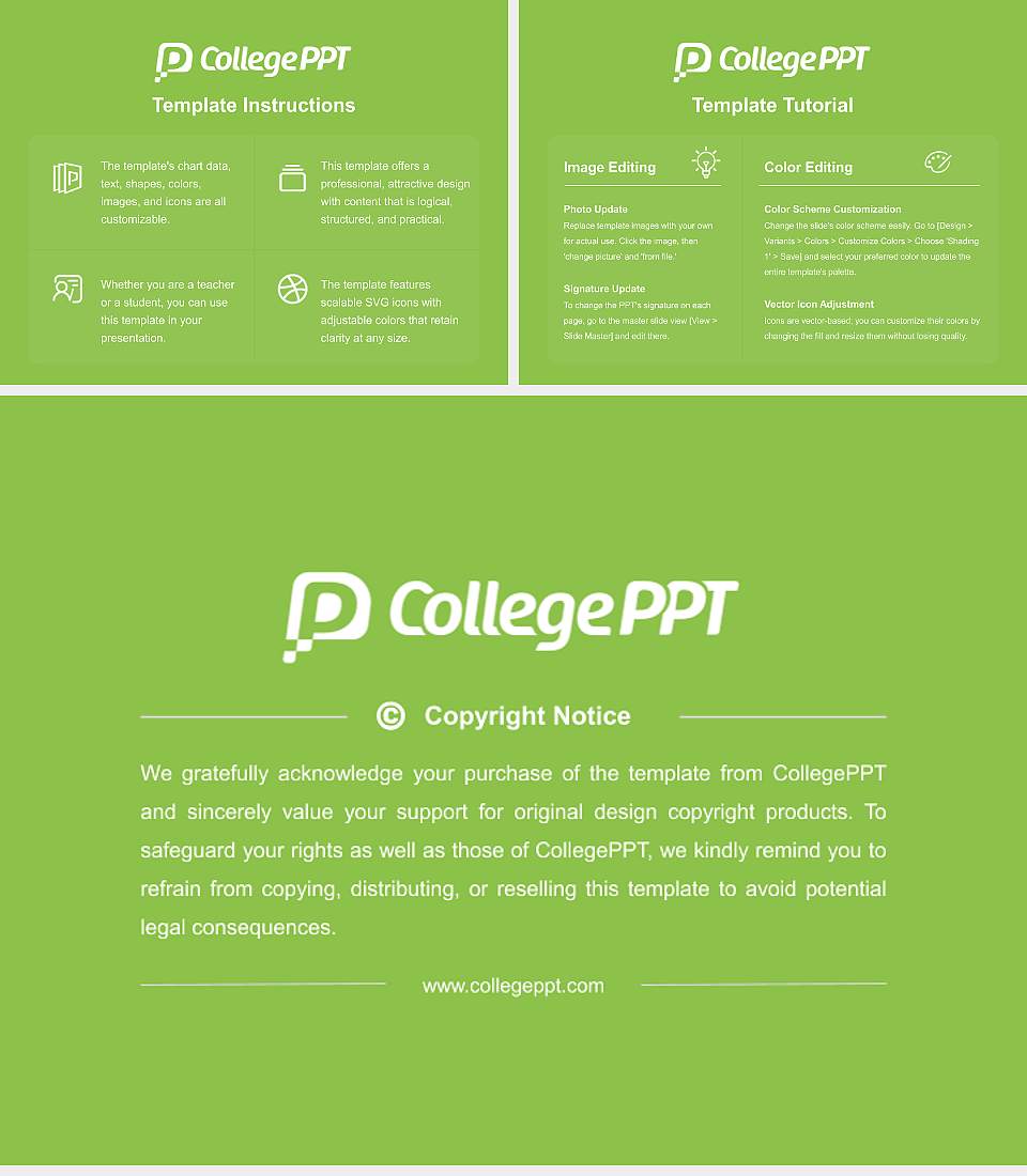 Yamaguchi University Course/Courseware Creation PPT Template4:3 ratio PPT effect preview image5