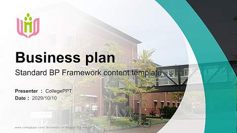 University of Niigata Prefecture Competition/Entrepreneurship Contest PPT Template