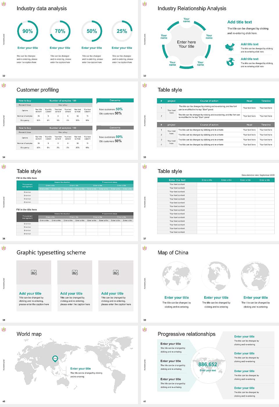 University of Niigata Prefecture Competition/Entrepreneurship Contest PPT Template16:9 ratio PPT effect preview image5