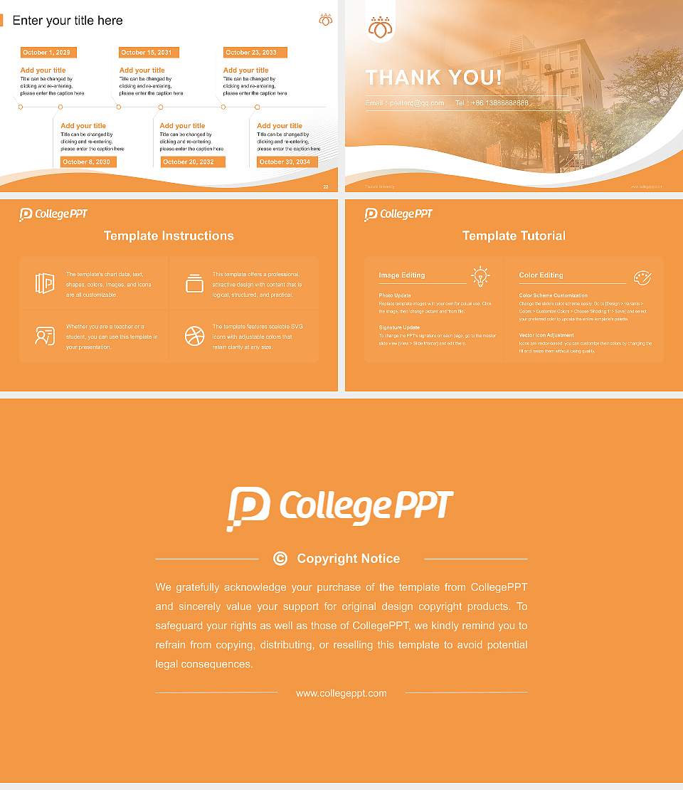 Tsurumi University Lecture Sharing and Networking Event PPT Template16:9 ratio PPT effect preview image4
