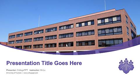University of Tsukuba Course/Courseware Creation PPT Template