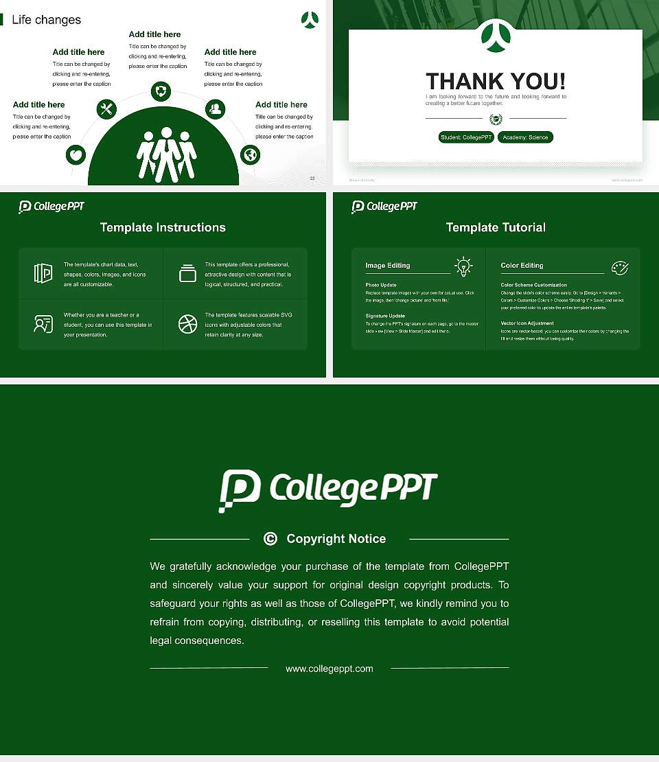 Urawa University National Scholarship Defense PPT Template16:9 ratio PPT effect preview image4
