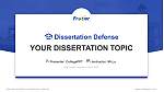 Ube Frontier University Graduation Thesis Defense PPT Template