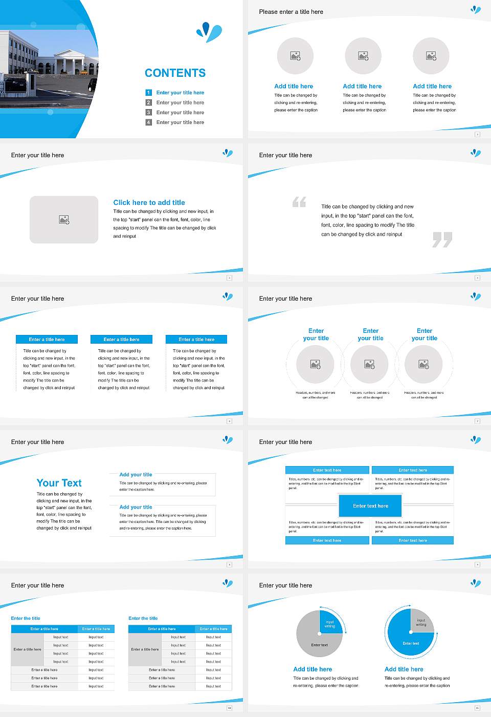 Tsuruga Nursing University Course/Courseware Creation PPT Template16:9 ratio PPT effect preview image2