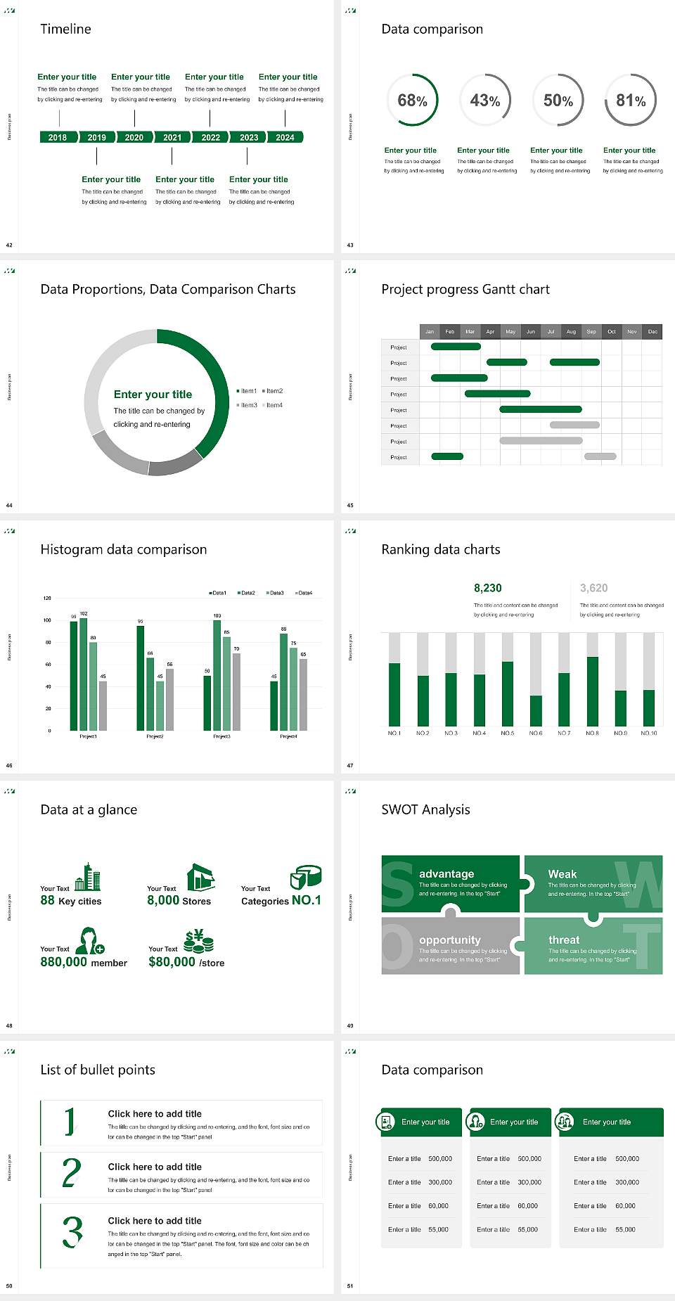Wako University Competition/Entrepreneurship Contest PPT Template4:3 ratio PPT effect preview image6