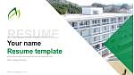 Tottori College of Nursing Resume Templat PPT