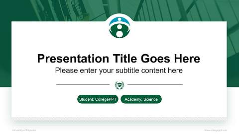 University of Miyazaki National Scholarship Defense PPT Template