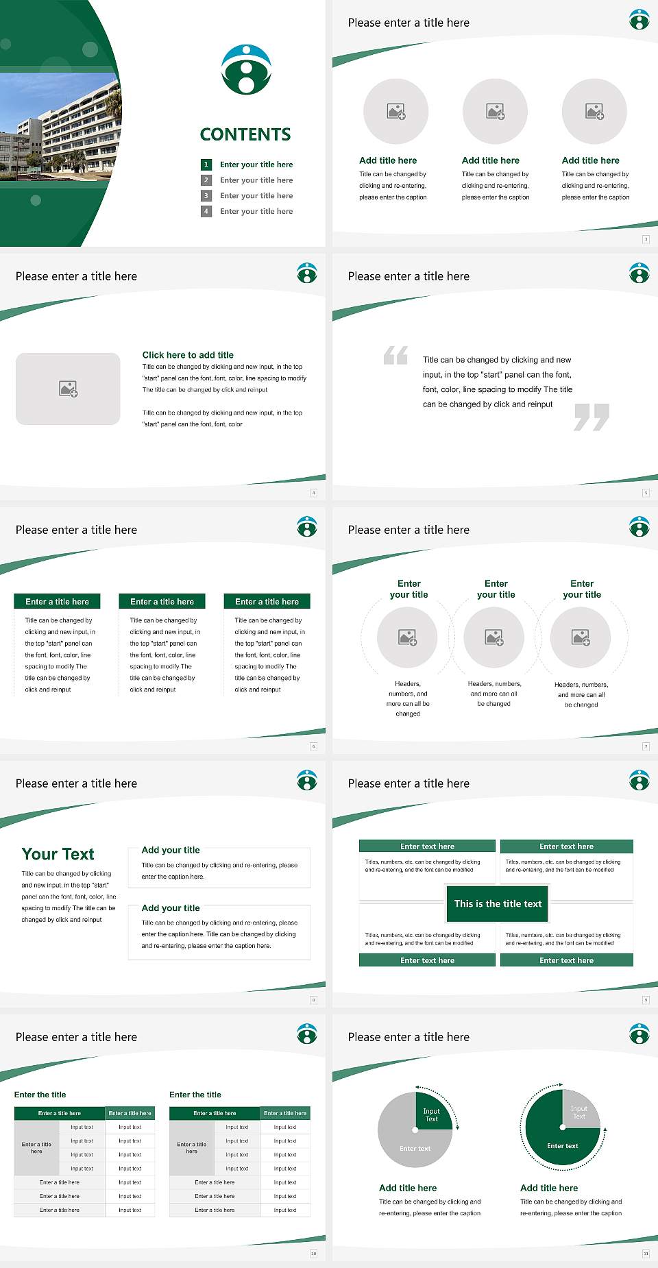 University of Miyazaki Course/Courseware Creation PPT Template4:3 ratio PPT effect preview image2