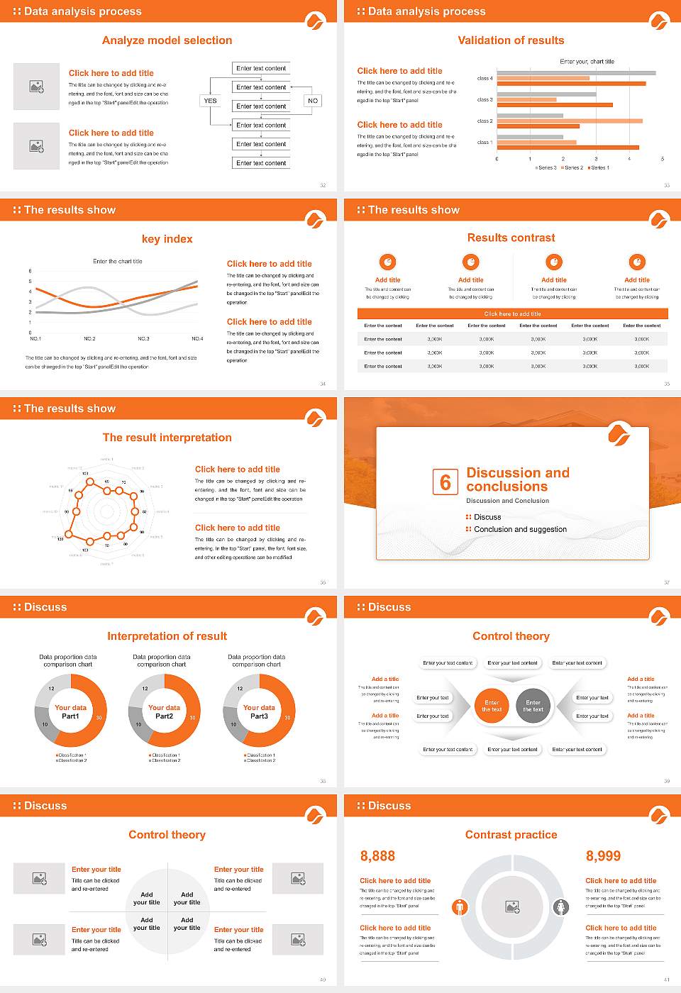 University of Shizuoka Graduation Thesis Defense PPT Template16:9 ratio PPT effect preview image5