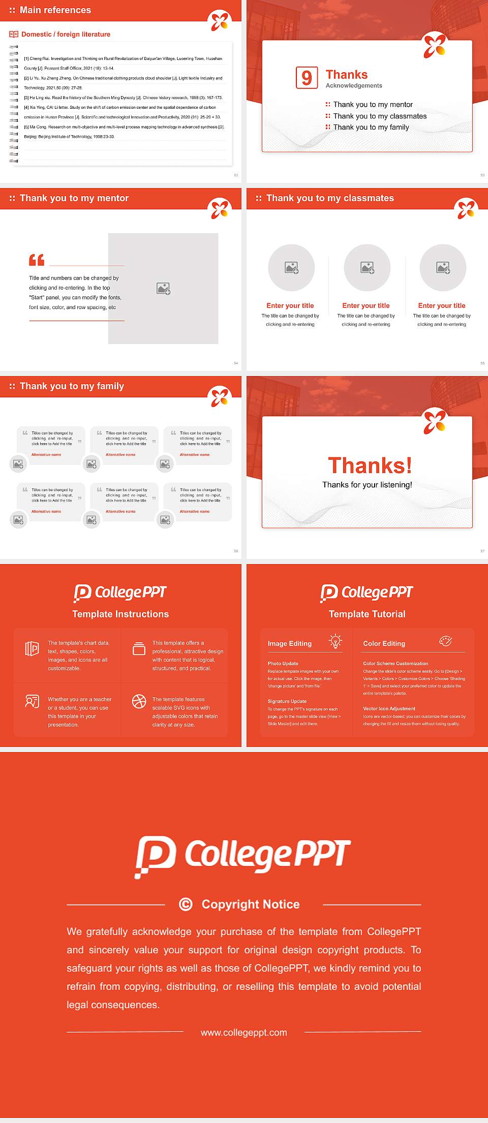 Yamaguchi Prefectural University Graduation Thesis Defense PPT Template4:3 ratio PPT effect preview image7