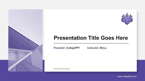 University of Tsukuba General PPT Template