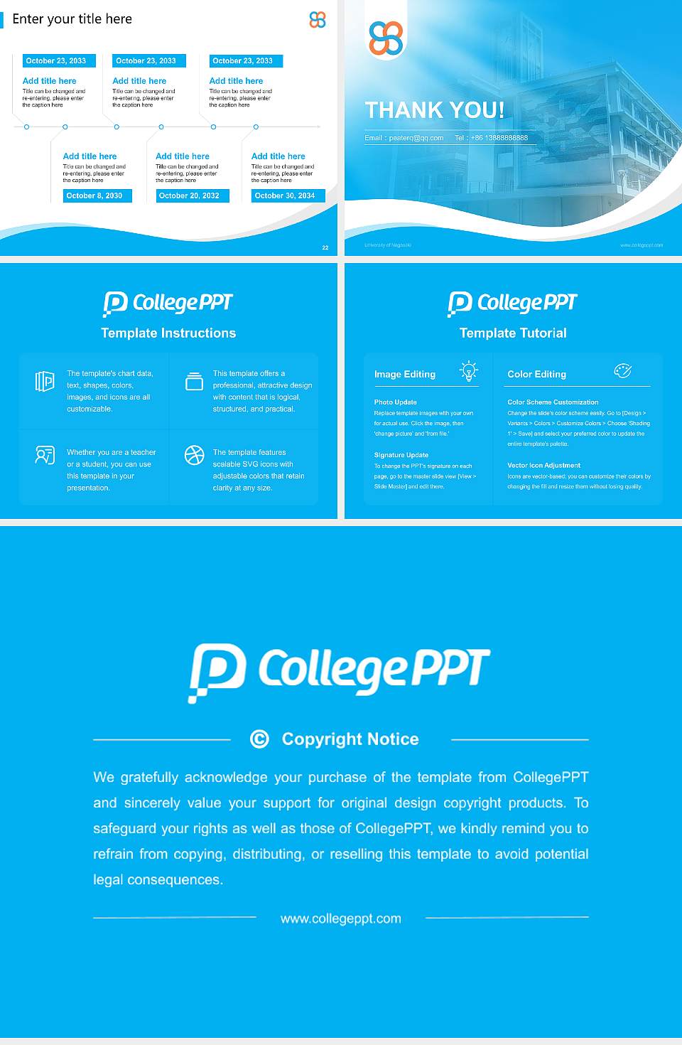 University of Nagasaki Lecture Sharing and Networking Event PPT Template4:3 ratio PPT effect preview image4