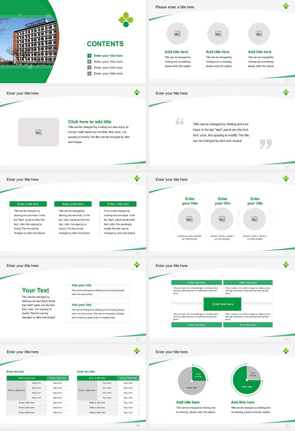 University of Human Environments Course/Courseware Creation PPT Template16:9 ratio PPT effect preview image2
