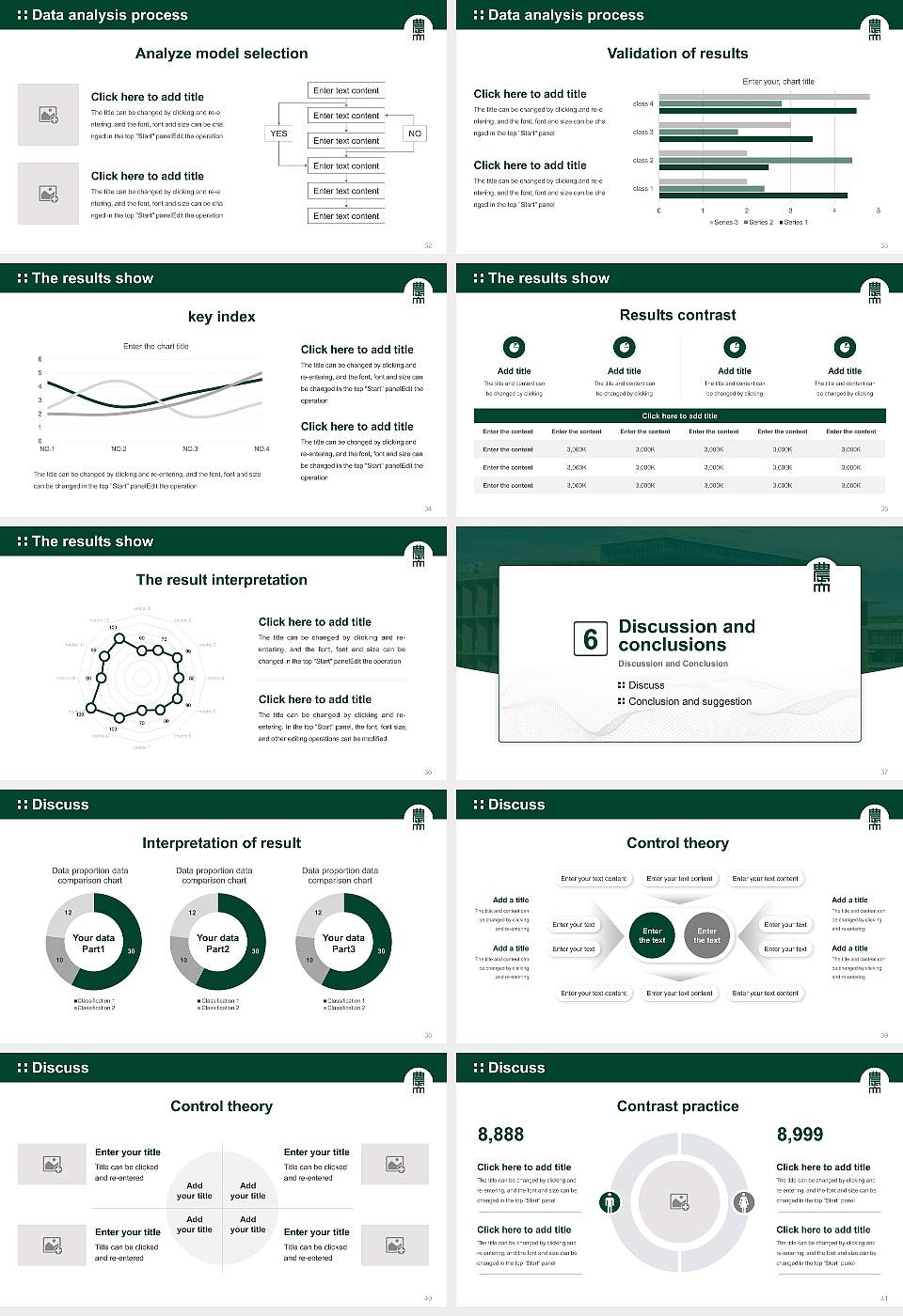 Tokyo University of Agriculture Graduation Thesis Defense PPT Template16:9 ratio PPT effect preview image5