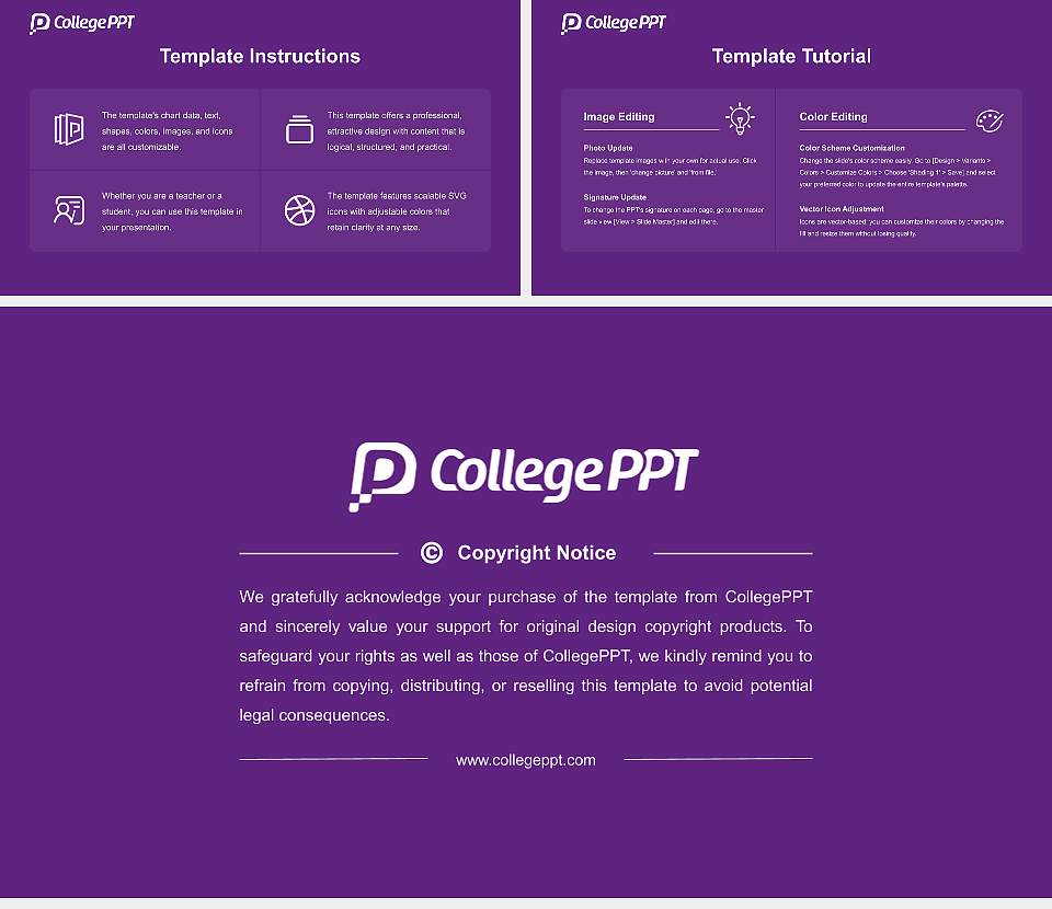 University of Yamanashi Course/Courseware Creation PPT Template16:9 ratio PPT effect preview image5