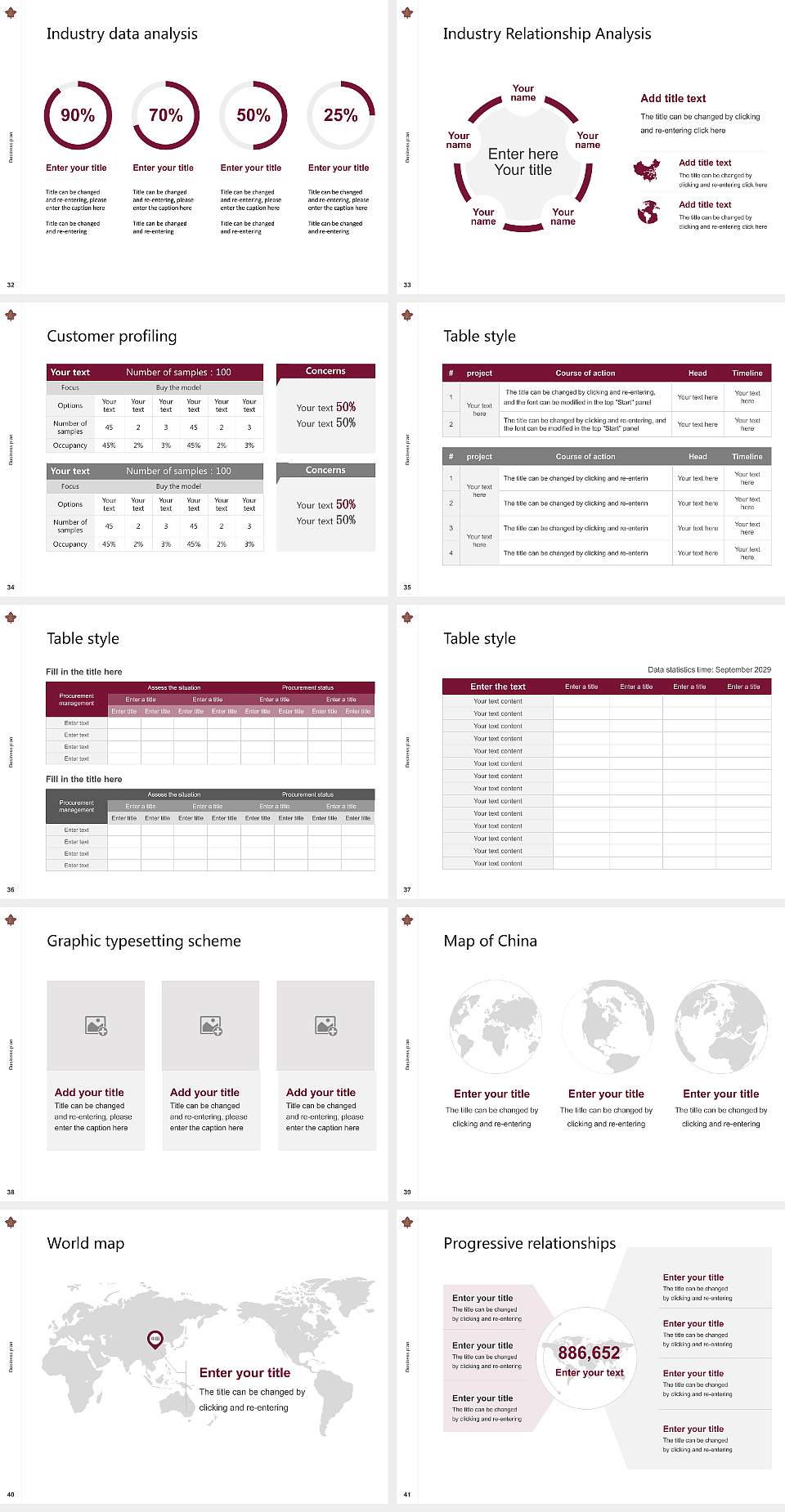 Toyo Eiwa University Competition/Entrepreneurship Contest PPT Template4:3 ratio PPT effect preview image5