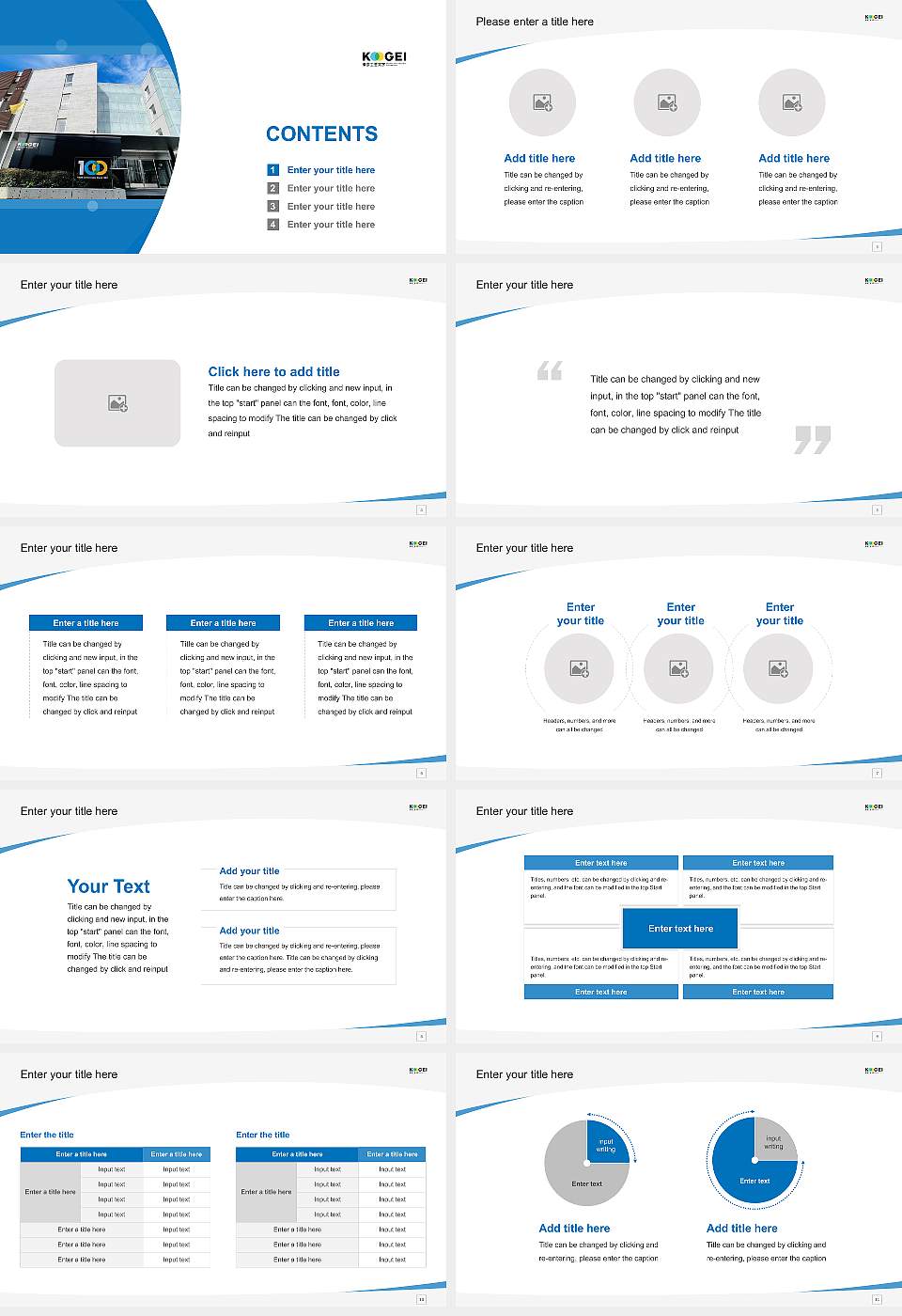 Tokyo Polytechnic University Course/Courseware Creation PPT Template16:9 ratio PPT effect preview image2