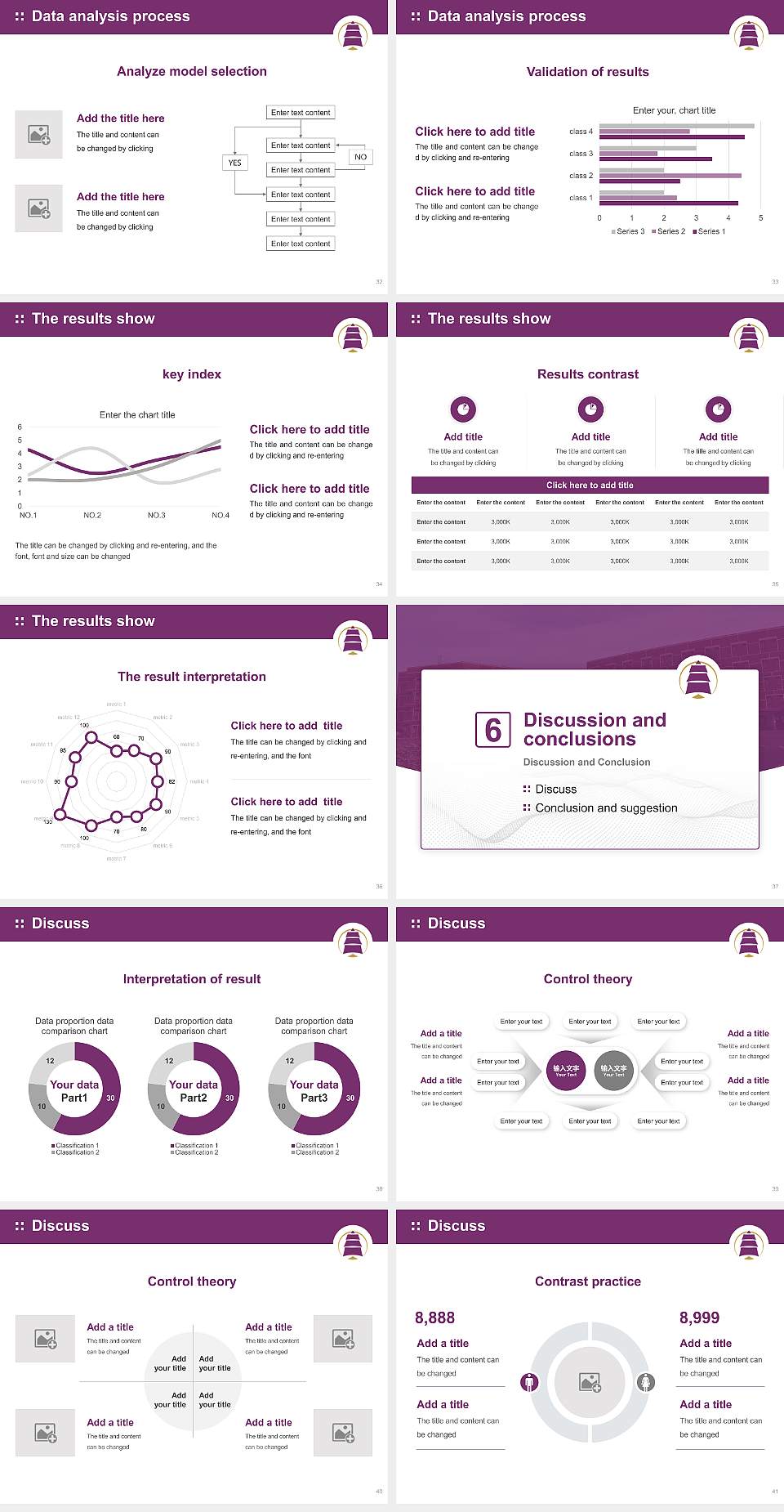 Ikueikan University Graduation Thesis Defense PPT Template4:3 ratio PPT effect preview image5