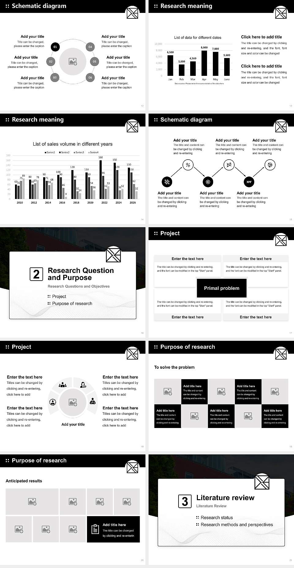 Tokyo Zokei University Graduation Thesis Defense PPT Template4:3 ratio PPT effect preview image3