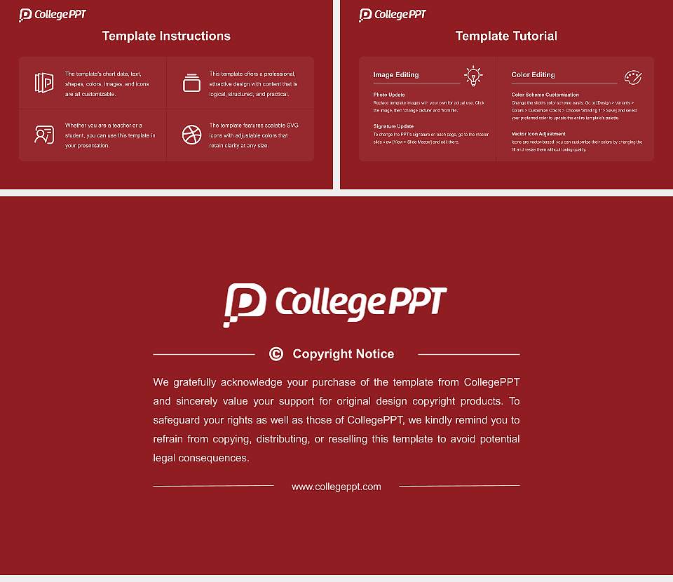 University of Kochi Course/Courseware Creation PPT Template16:9 ratio PPT effect preview image5