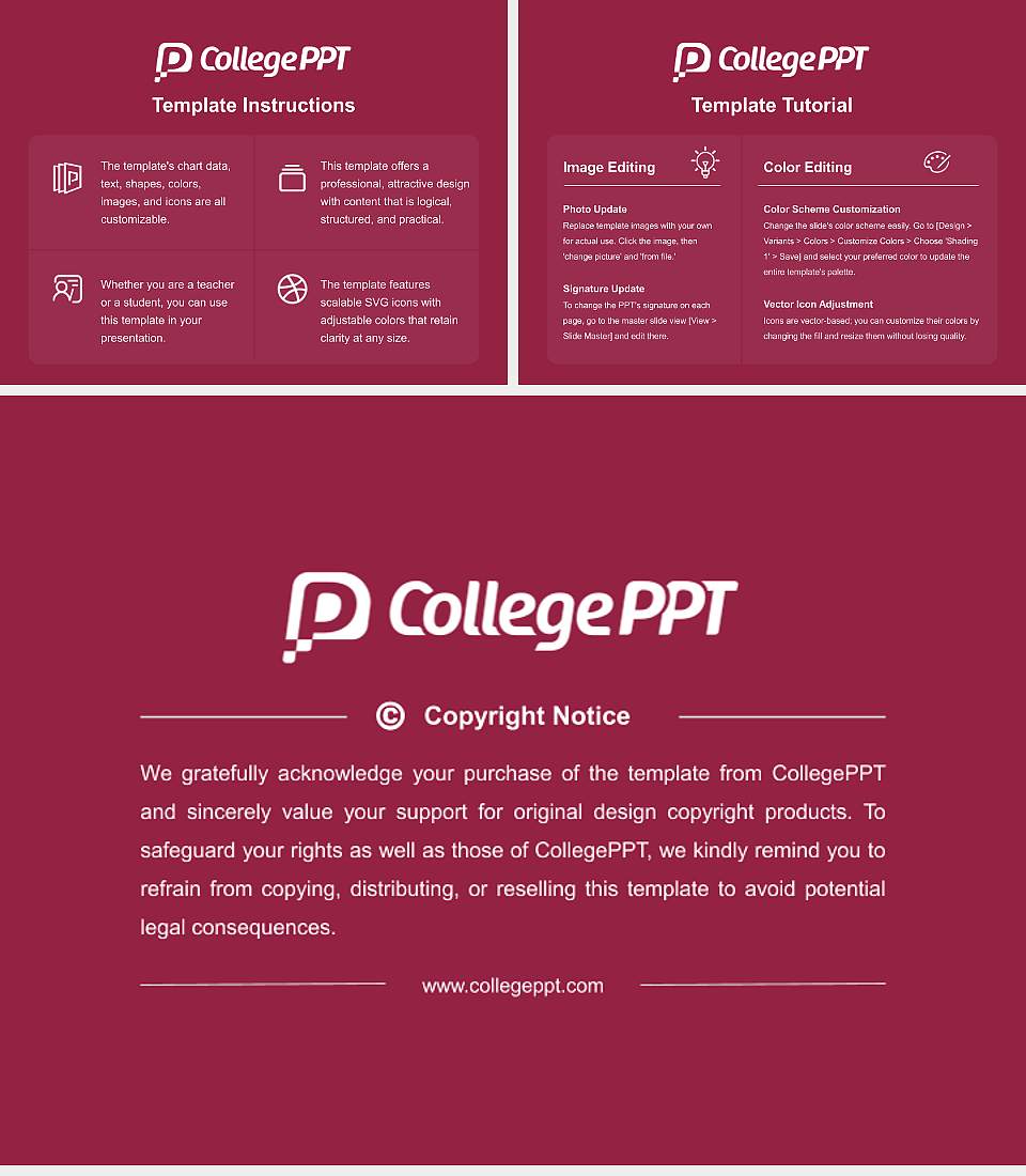 Wayo Women’s University Course/Courseware Creation PPT Template4:3 ratio PPT effect preview image5