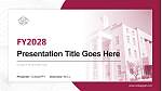 University of The Sacred Heart, Tokyo Academic Presentation/Research Findings Report PPT Template