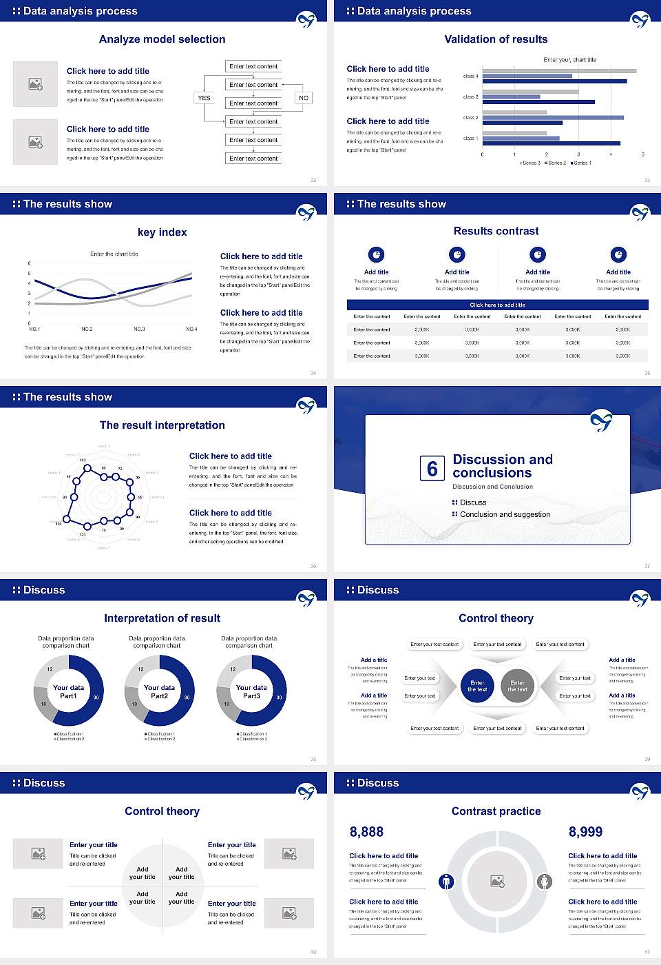 Tottori University Graduation Thesis Defense PPT Template16:9 ratio PPT effect preview image5