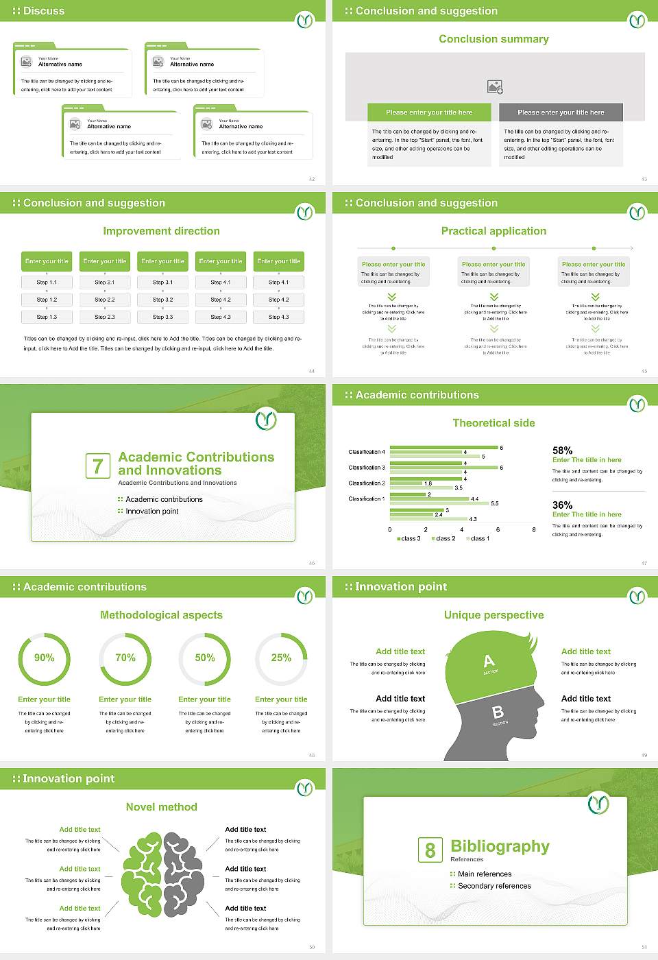 Yamaguchi University Graduation Thesis Defense PPT Template16:9 ratio PPT effect preview image6