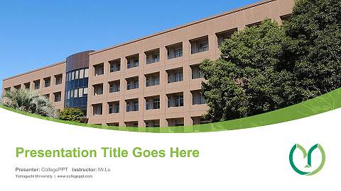 Yamaguchi University Course/Courseware Creation PPT Template