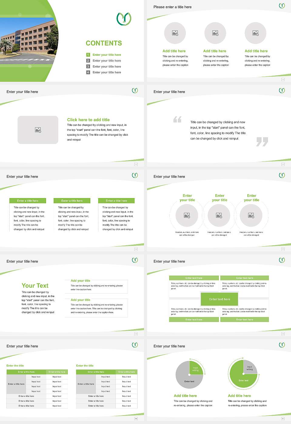Yamaguchi University Course/Courseware Creation PPT Template16:9 ratio PPT effect preview image2