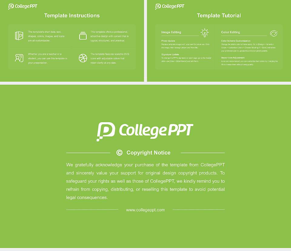 Yamaguchi University Course/Courseware Creation PPT Template16:9 ratio PPT effect preview image5