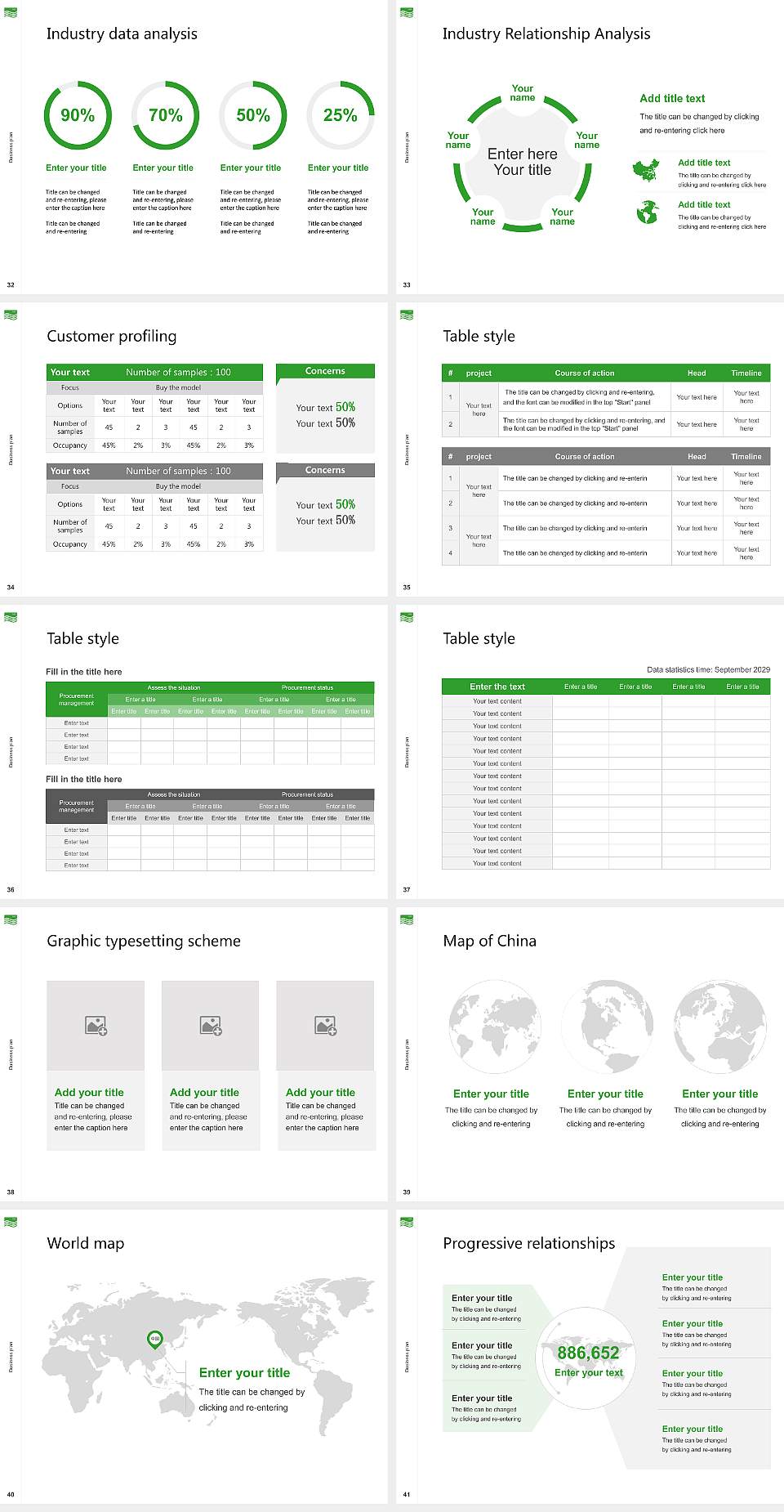 Tottori University of Environmental Studies Competition/Entrepreneurship Contest PPT Template4:3 ratio PPT effect preview image5