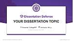 St.Catherine University학위 논문 방어PPT 템플릿
