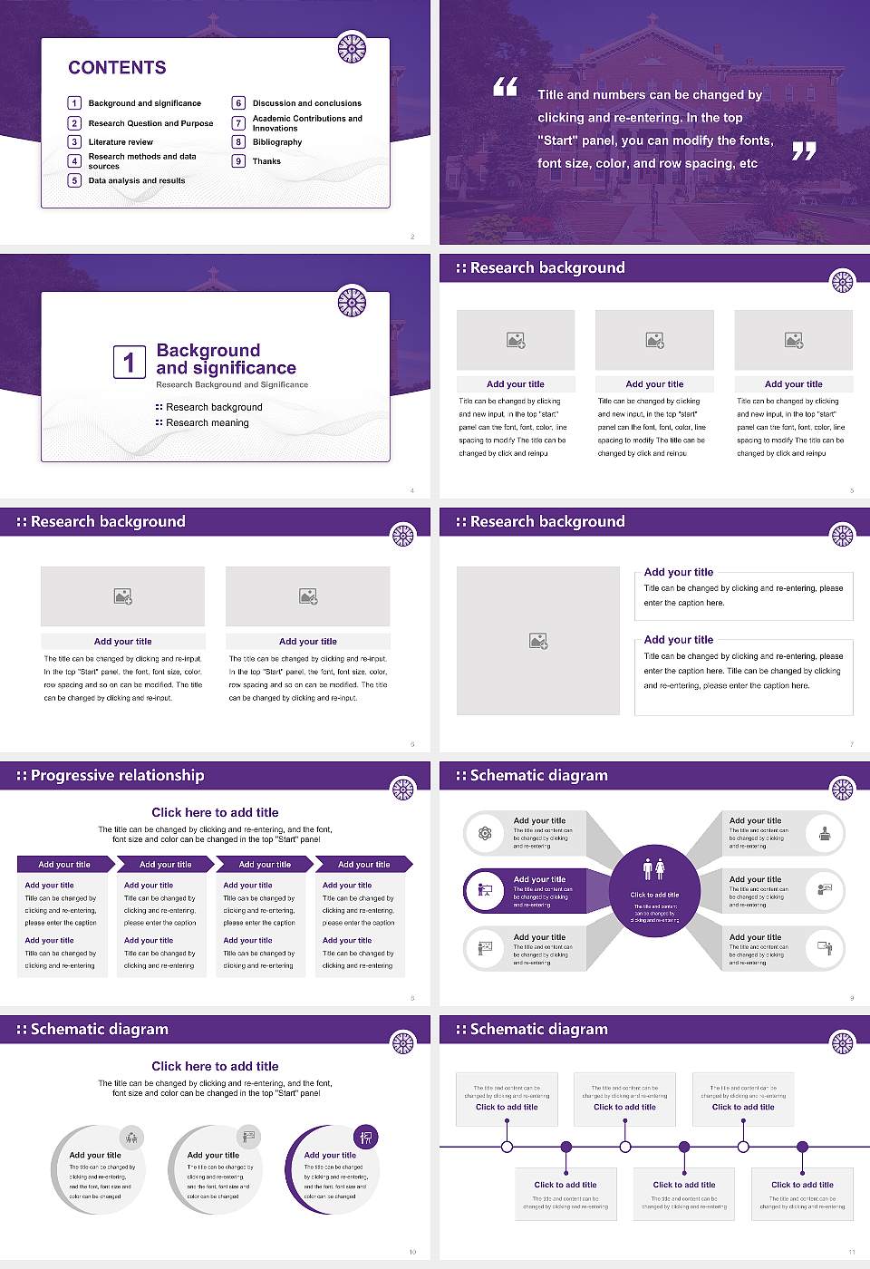 St.Catherine University Graduation Thesis Defense PPT Template16:9 ratio PPT effect preview image2