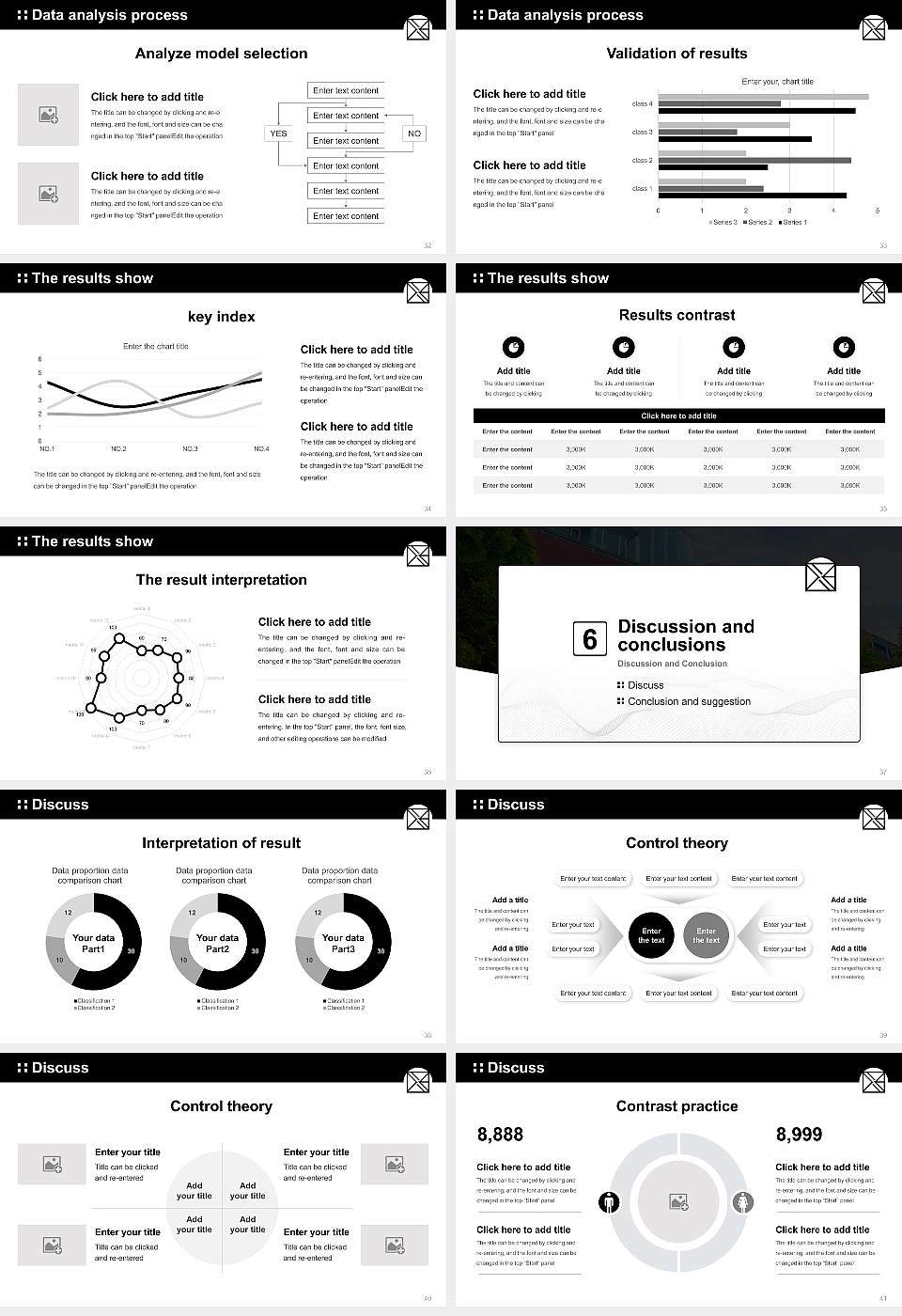 Tokyo Zokei University Graduation Thesis Defense PPT Template16:9 ratio PPT effect preview image5